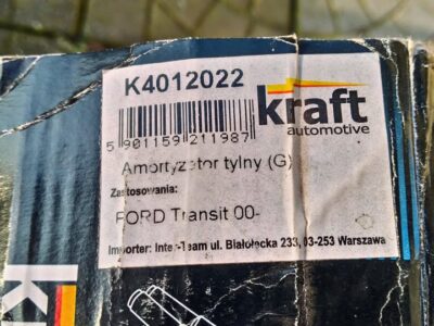 Amortyzatory tył Ford Transit